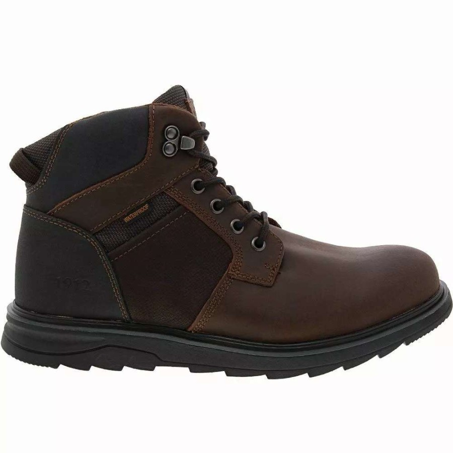 Mens Casual Boots * | Nunn Bush Shoes Nunn Bush Luxor Wp Plain Toe Boot Casual Boots Mens