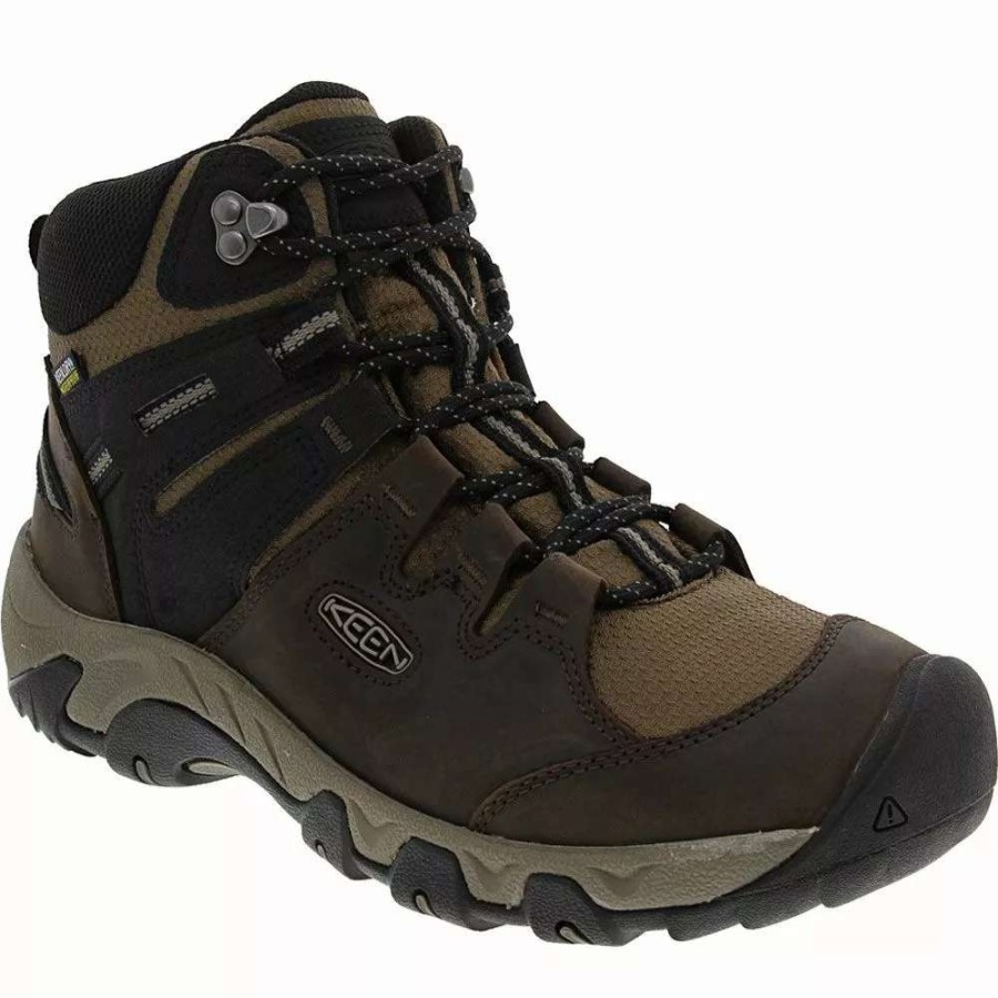 Mens Hiking Boots & Shoes * | Keen Shoes Keen Steens Mid Waterproof Hiking Boots Mens