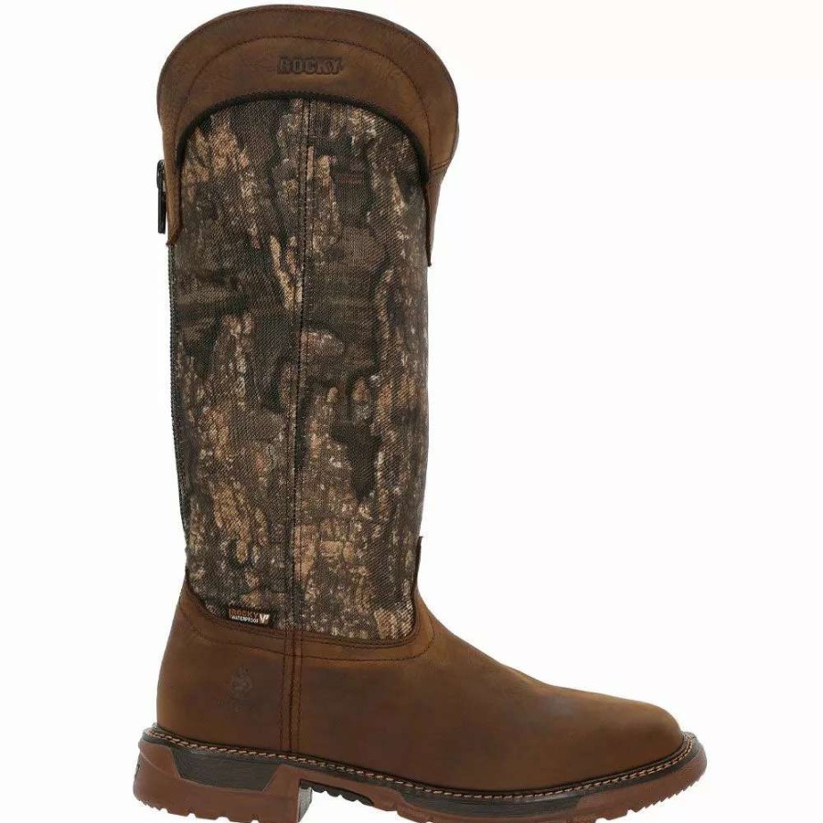 Mens Western Boots * | Rocky Boots Rocky Original Ride Flx Rkw0348 Mens Western Snake Boots