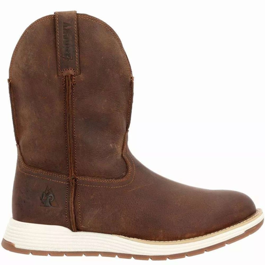 Mens Western Boots * | Rocky Boots Rocky Farmstead Rkw0399 10" Mens Western Boots