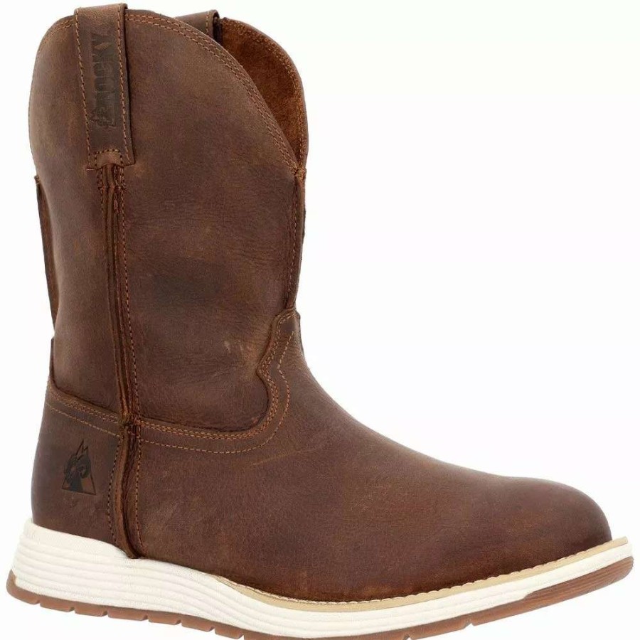 Mens Western Boots * | Rocky Boots Rocky Farmstead Rkw0399 10" Mens Western Boots