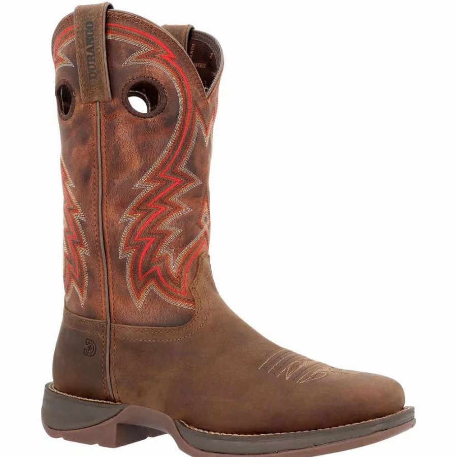 Mens Western Boots * | Rocky Boots Durango Rebel Ddb0393 Dark Chestnut Mens Western Boots