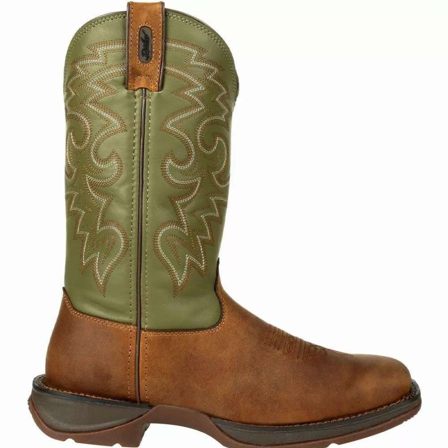 Mens Western Boots * | Durango Boots Durango Rebel Coffee Cactus Mens Western Boots