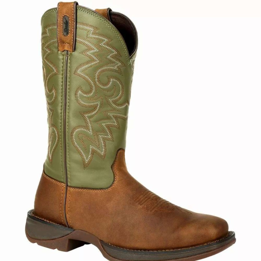 Mens Western Boots * | Durango Boots Durango Rebel Coffee Cactus Mens Western Boots