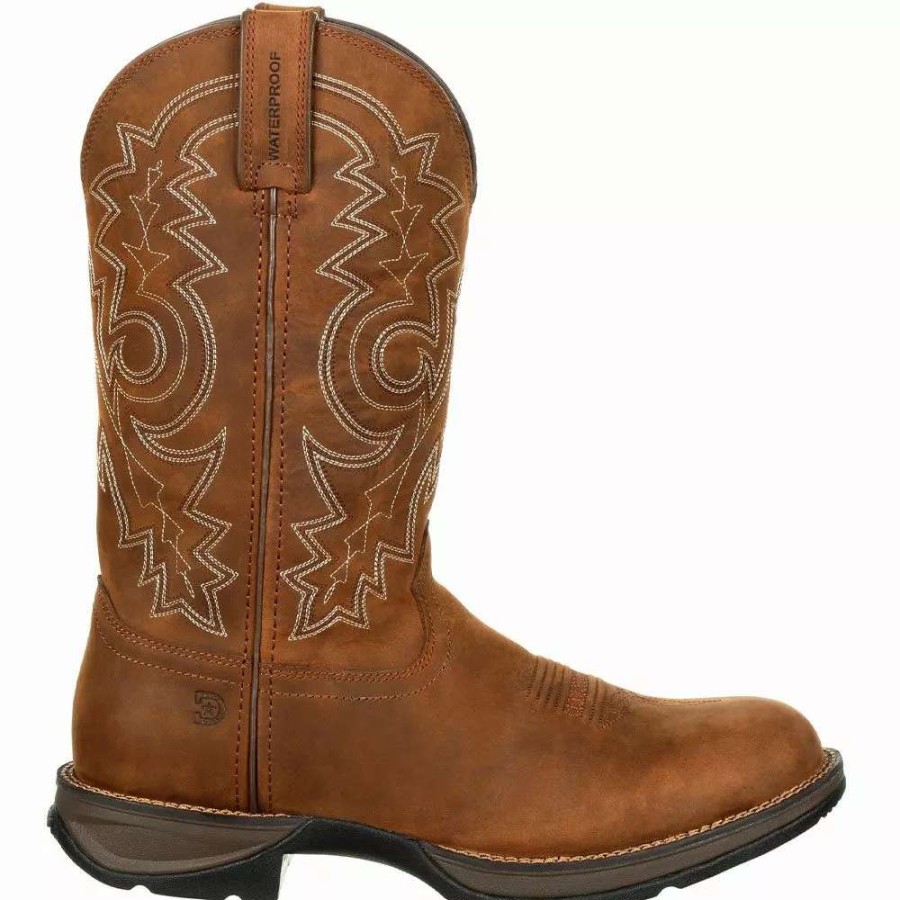 Mens Western Boots * | Durango Boots Durango Rebel Coyote Waterproof Mens Western Boots