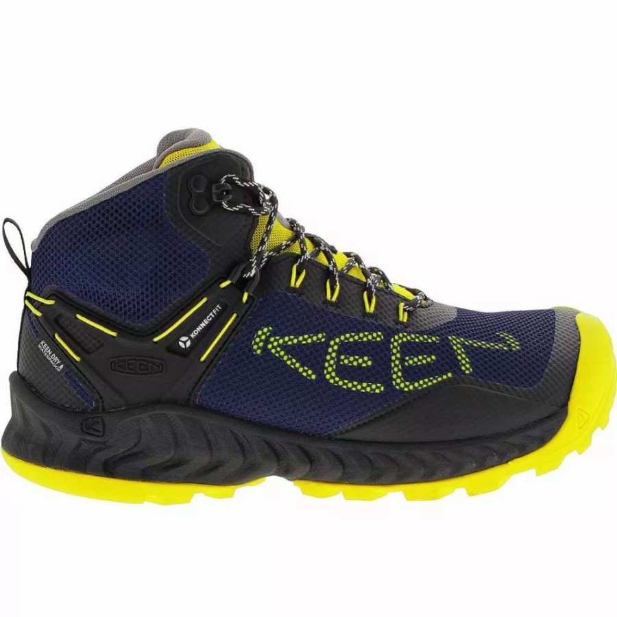 Mens Hiking Boots & Shoes * | Keen Shoes Keen Nxis Evo Mid Waterproof Mens Hiking Boots