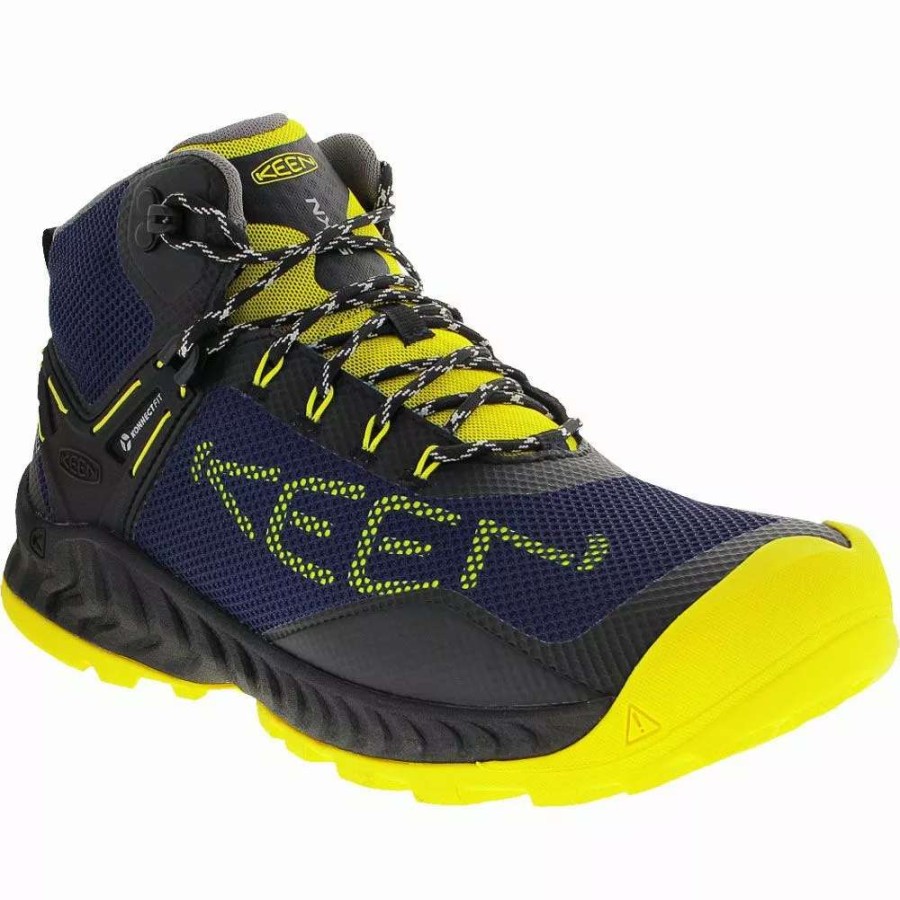 Mens Hiking Boots & Shoes * | Keen Shoes Keen Nxis Evo Mid Waterproof Mens Hiking Boots