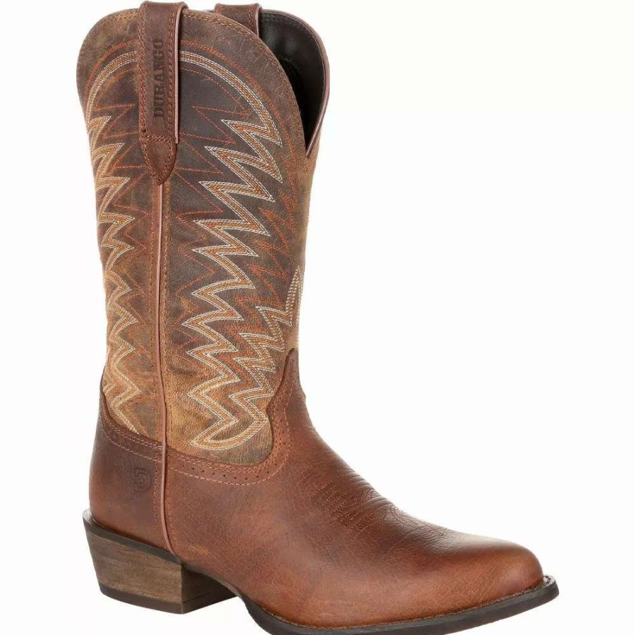 Mens Western Boots * | Durango Boots Durango Rebel Frontier Black Mens Western Boots