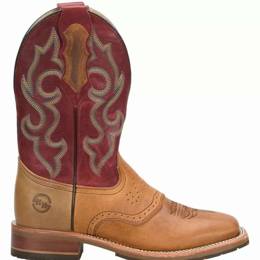 Mens Western Boots * | Double H Odie Dh8556 11" Wd Sq Mens Western Boots