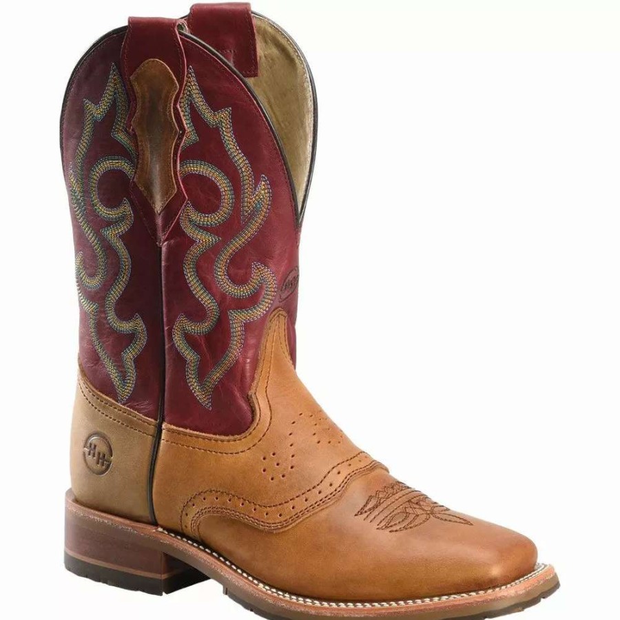 Mens Western Boots * | Double H Odie Dh8556 11" Wd Sq Mens Western Boots