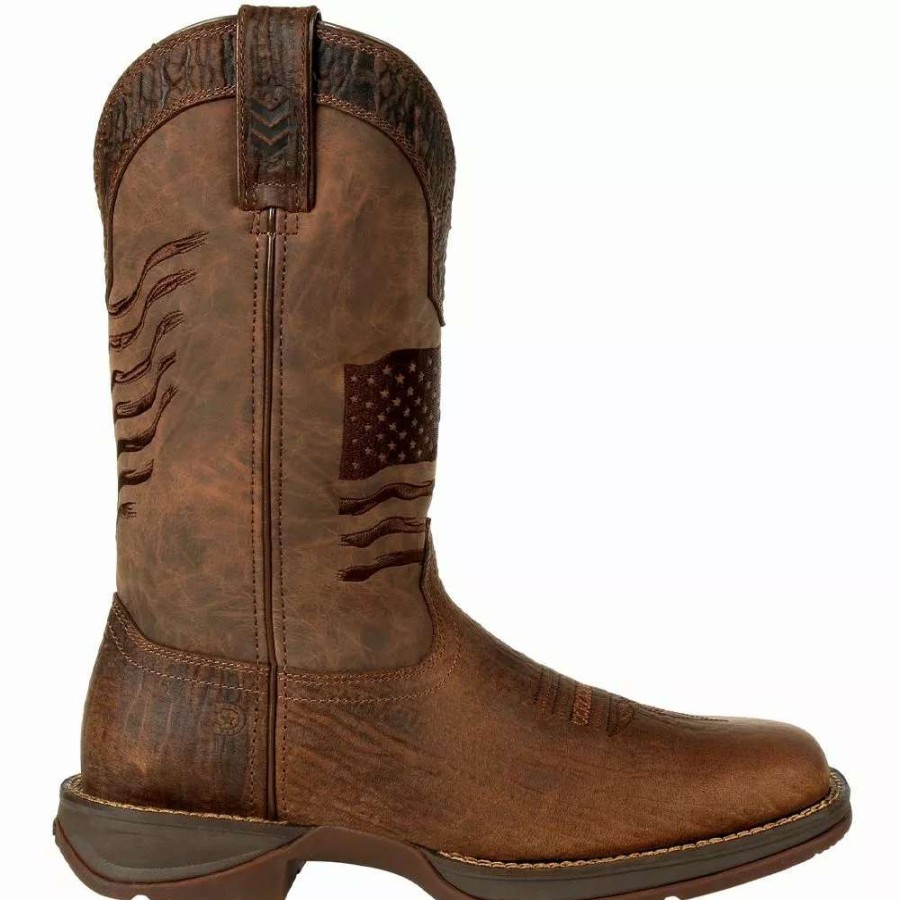 Mens Western Boots * | Rocky Boots Durango Rebel Distressed Flag Ddb0314 Mens Western Boots