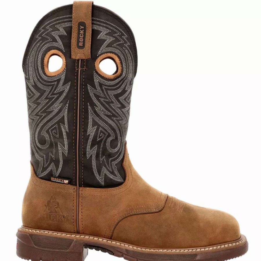 Mens Western Boots * | Rocky Boots Rocky Original Ride Flx Rkw0391 Mens 11" Comp Toe Work Boots