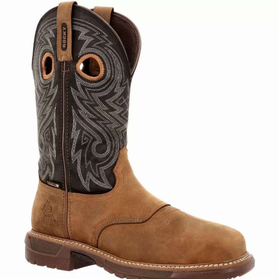 Mens Western Boots * | Rocky Boots Rocky Original Ride Flx Rkw0391 Mens 11" Comp Toe Work Boots