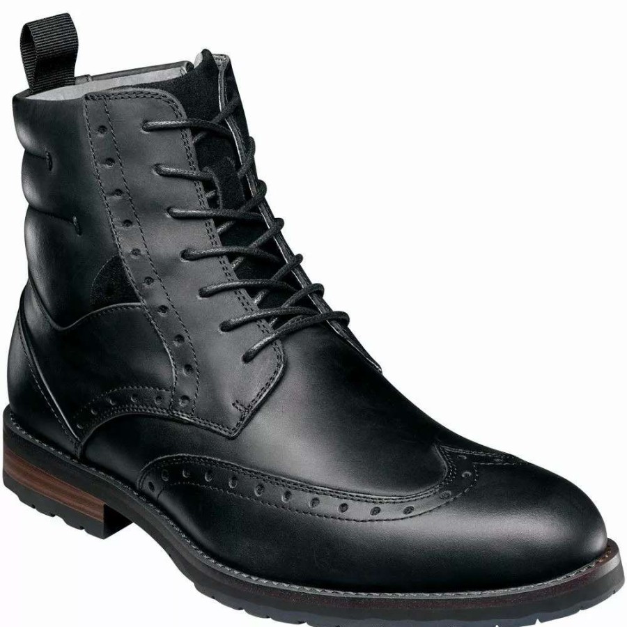 Mens Casual Boots * | Stacy Adams Shoes Stacy Adams Ozzie Wingtip Mens Casual Boots