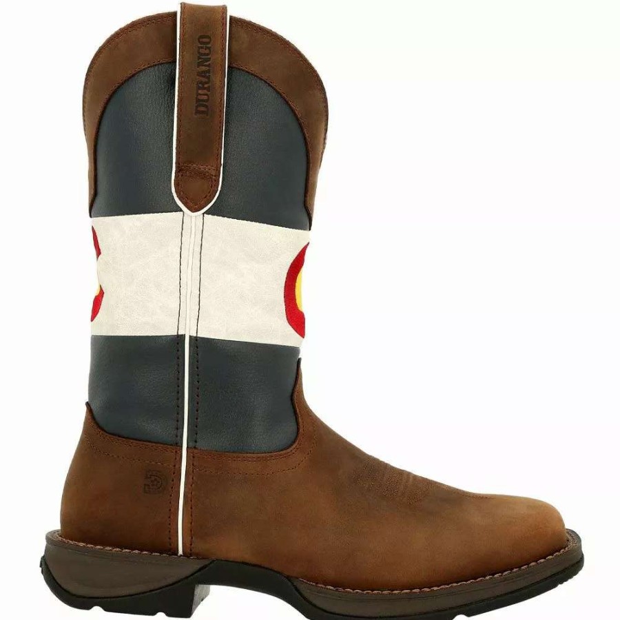 Mens Western Boots * | Durango Boots Durango Rebel Colorado Flag 11" Mens Western Boots