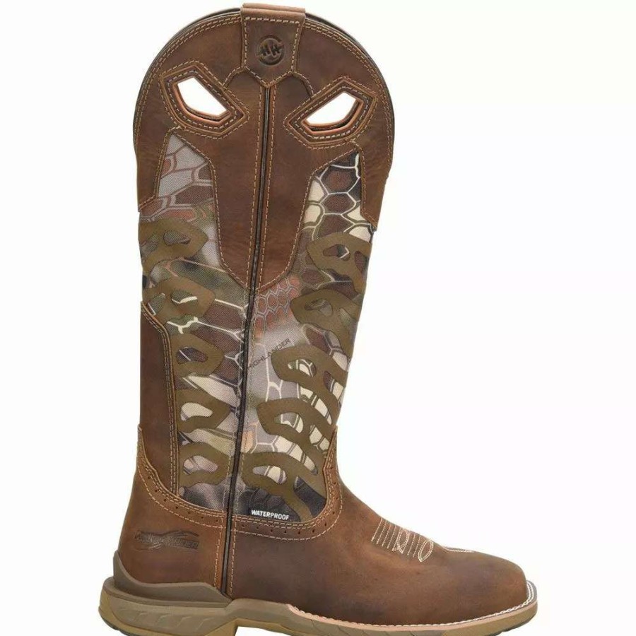 Mens Western Boots * | Double H Dh5390 16" Waterproof Mens Western Snake Boots