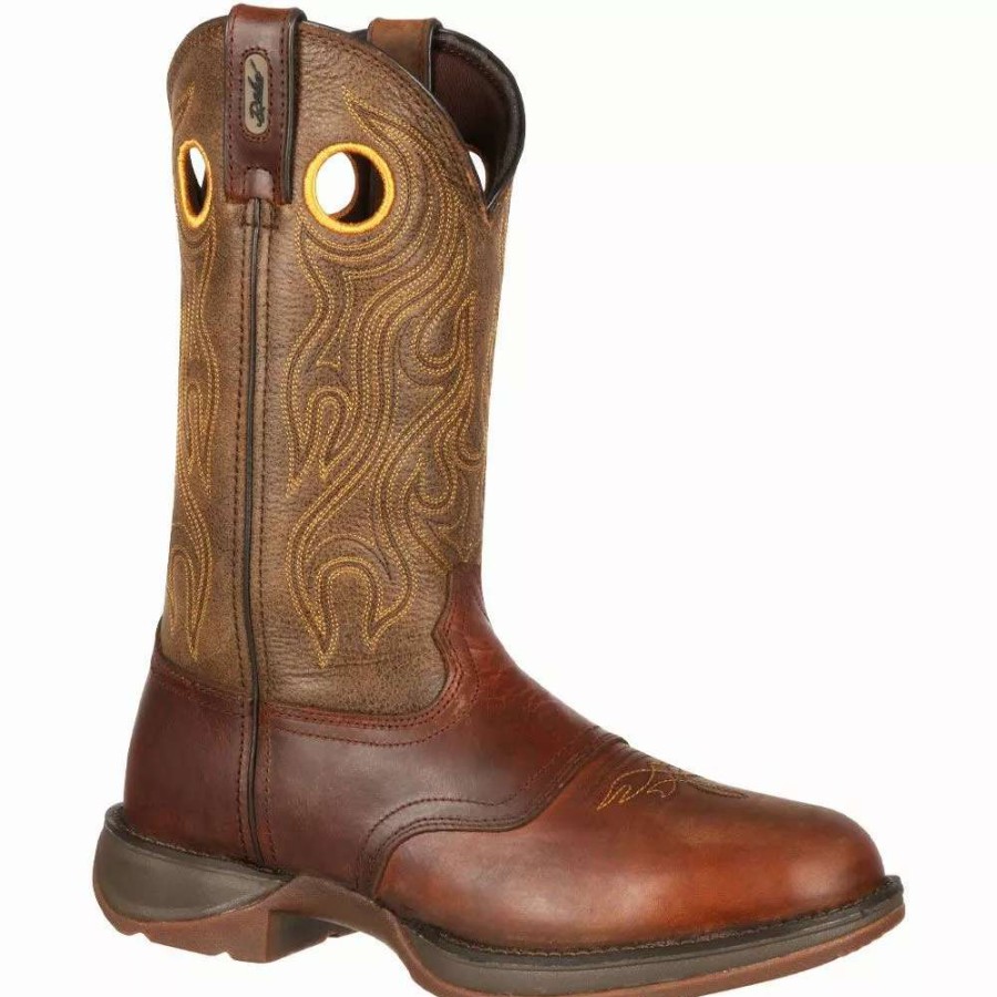 Mens Western Boots * | Durango Boots Durango Rebel Brown Saddle Mens Western Boots