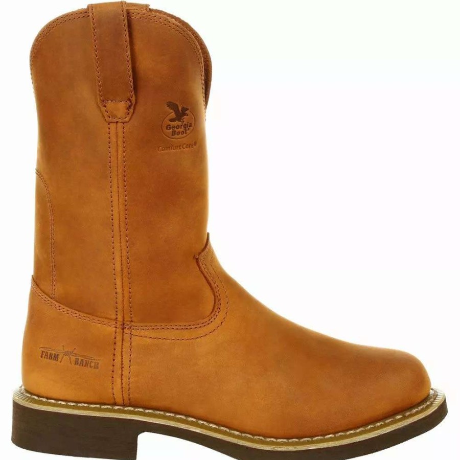 Mens Western Boots * | Georgia Boot 11 Inch Wellington Steel Toe Work Boots G5814