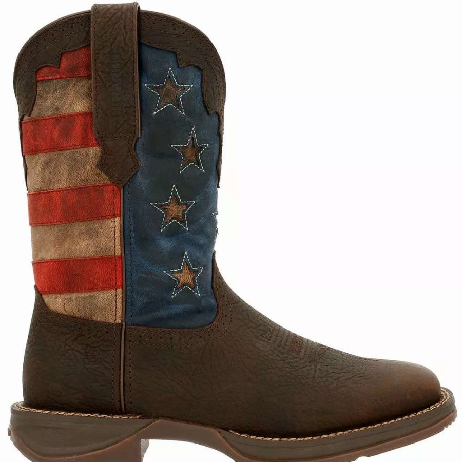 Mens Western Boots * | Durango Boots Durango Rebel Vintage Flag 11" Mens Western Boots