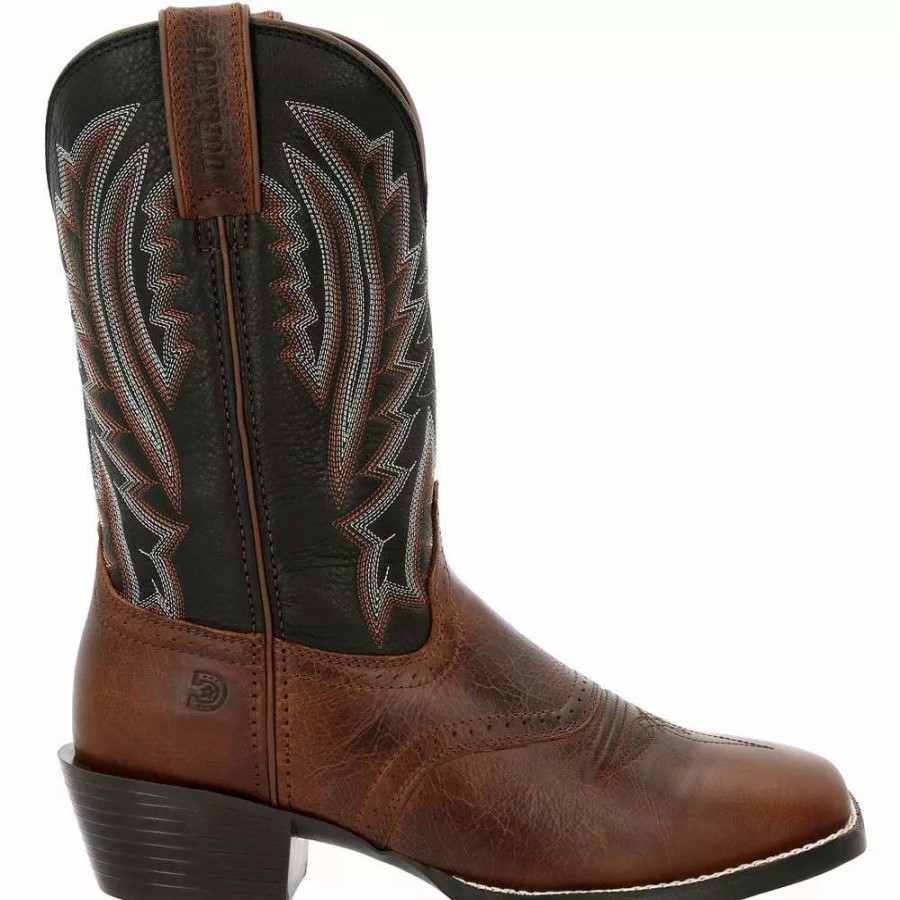 Mens Western Boots * | Durango Boots Durango Westward Dark Chestnut 11" Mens Western Boots