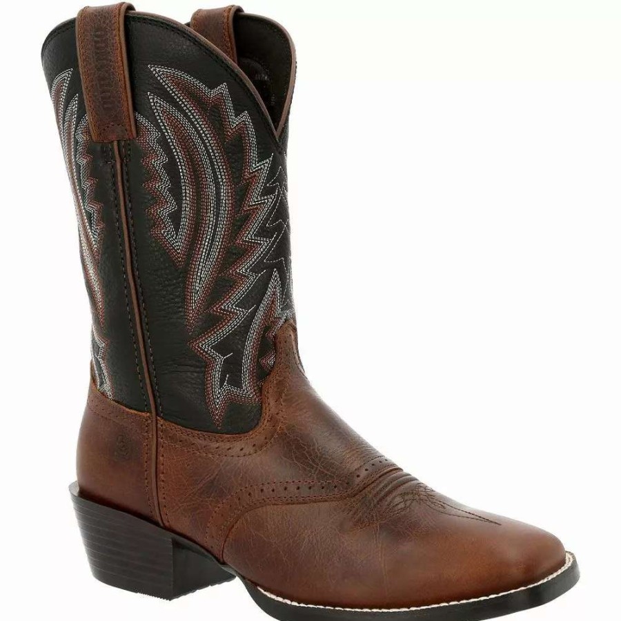 Mens Western Boots * | Durango Boots Durango Westward Dark Chestnut 11" Mens Western Boots