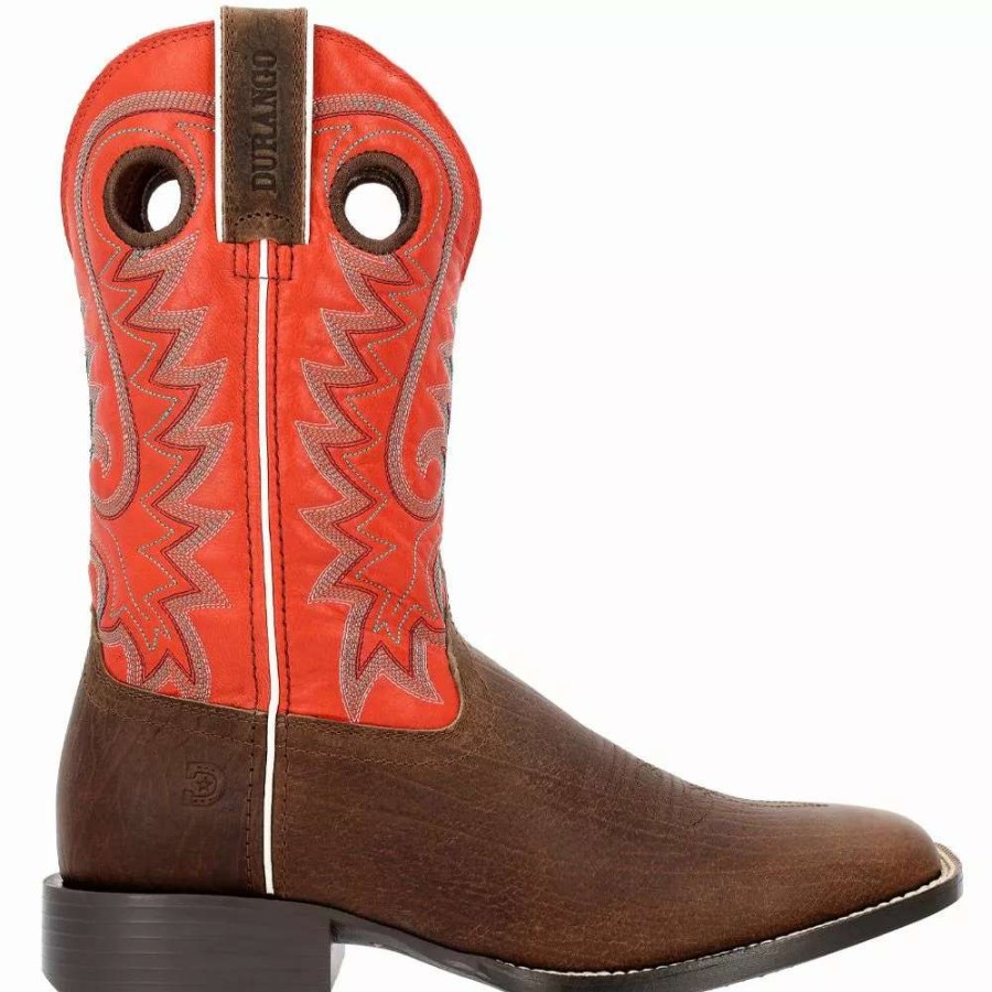 Mens Western Boots * | Rocky Boots Durango Westward Ddb0399 Chili Red Mens Western Boots