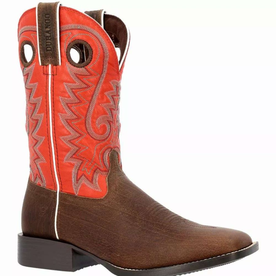 Mens Western Boots * | Rocky Boots Durango Westward Ddb0399 Chili Red Mens Western Boots