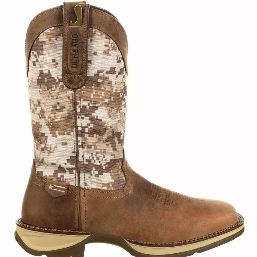 Mens Western Boots * | Durango Boots Durango Rebel Desert Camo Mens Western Boots