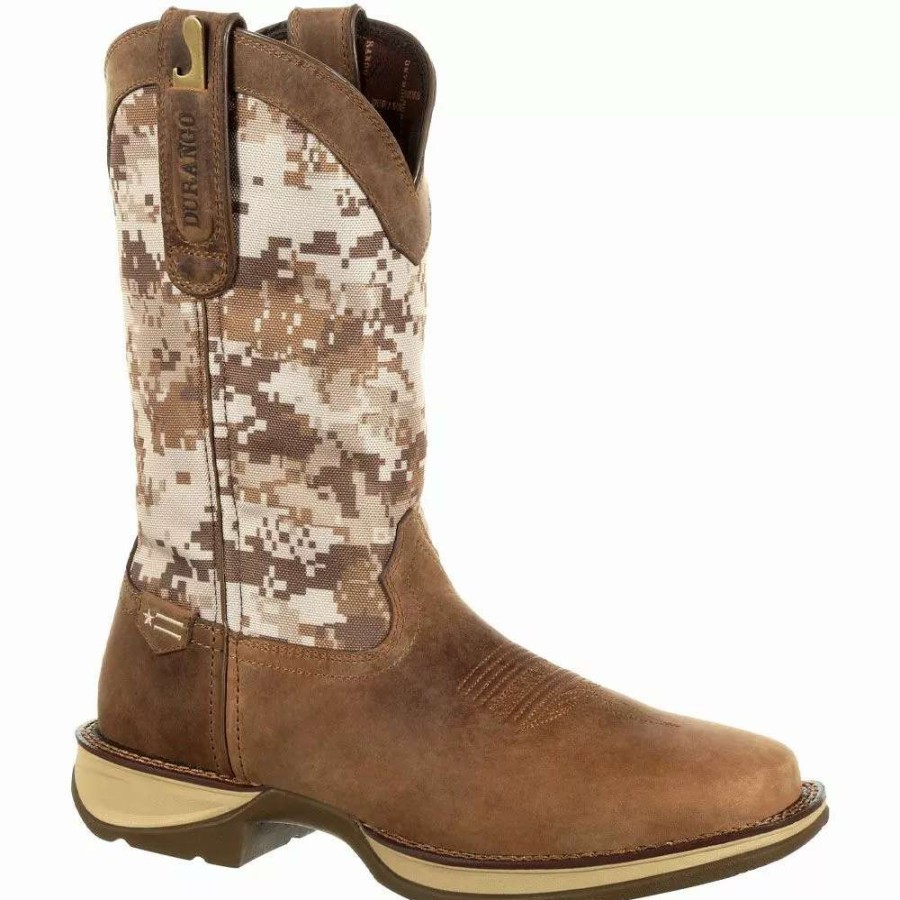 Mens Western Boots * | Durango Boots Durango Rebel Desert Camo Mens Western Boots