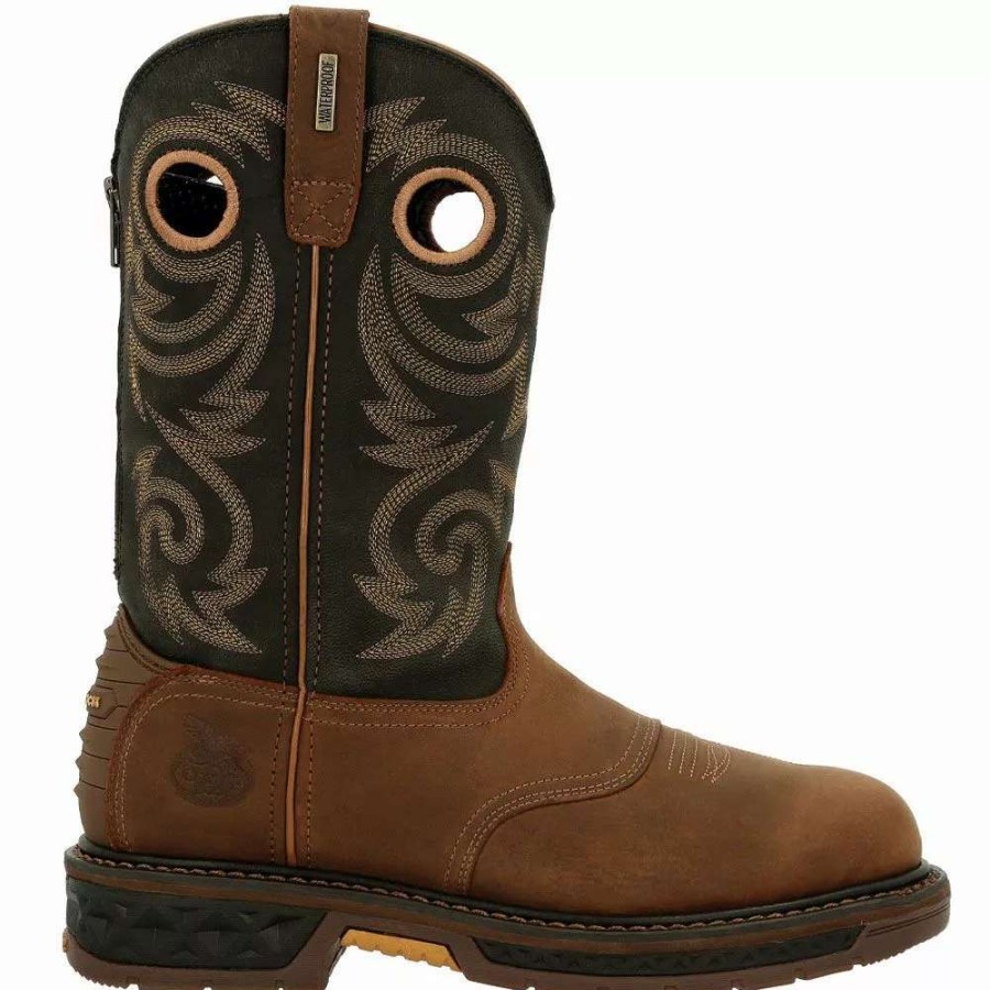 Mens Western Boots * | Georgia Boot Carbotec Lt Gb00438 Mens Western Boots