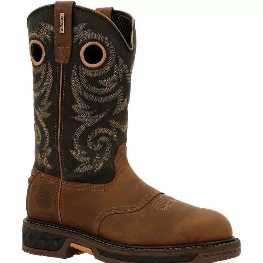 Mens Western Boots * | Georgia Boot Carbotec Lt Gb00438 Mens Western Boots