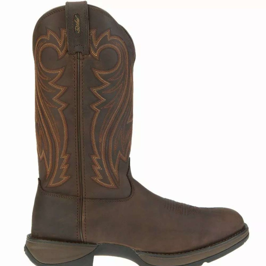 Mens Western Boots * | Durango Boots Durango Rebel Chocolate Mens Western Boots