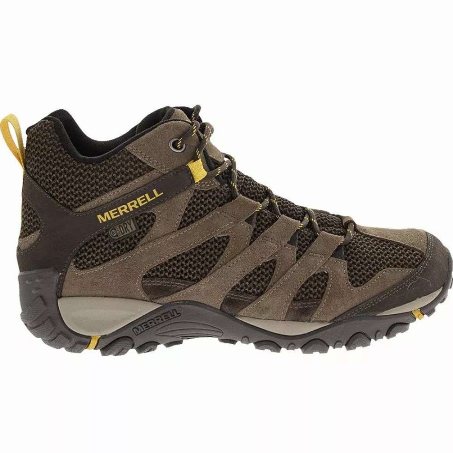 Mens Hiking Boots & Shoes * | Merrell Shoes Merrell Alverstone Mid H2O Hiking Boots Mens