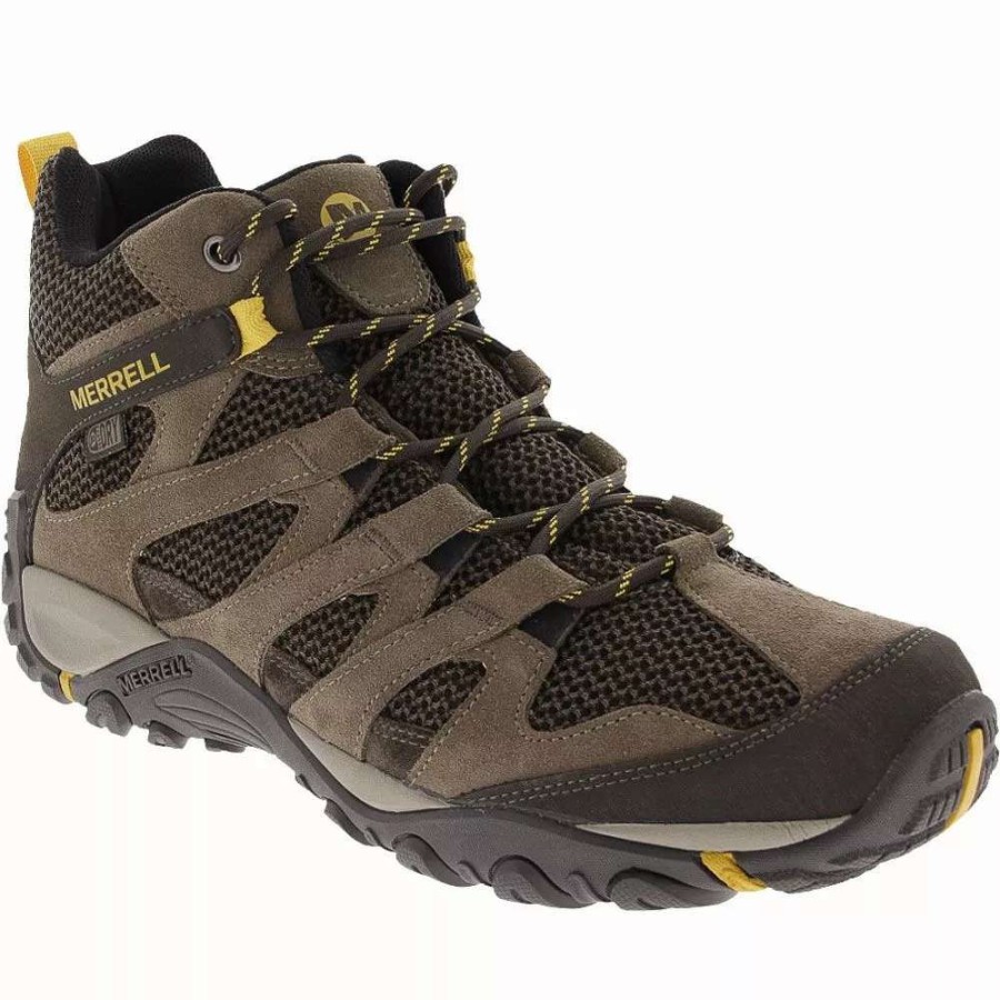 Mens Hiking Boots & Shoes * | Merrell Shoes Merrell Alverstone Mid H2O Hiking Boots Mens