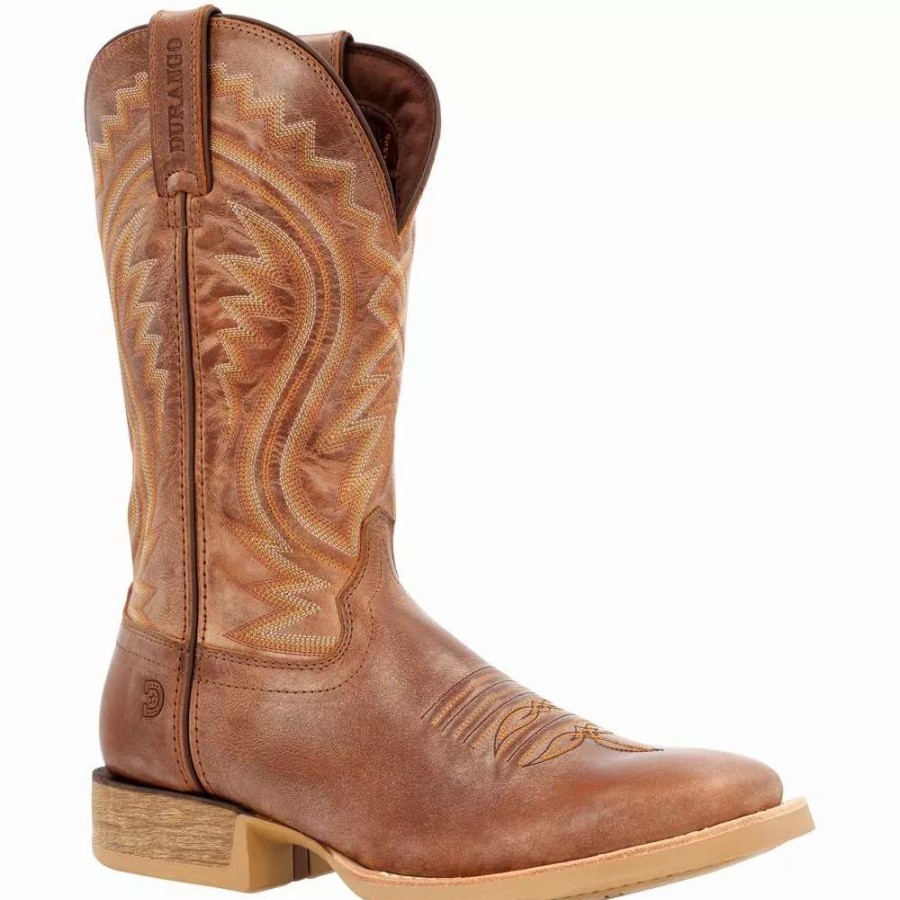 Mens Western Boots * | Rocky Boots Durango Rebel Ddb0394 Burnished Tan Mens Western Boots