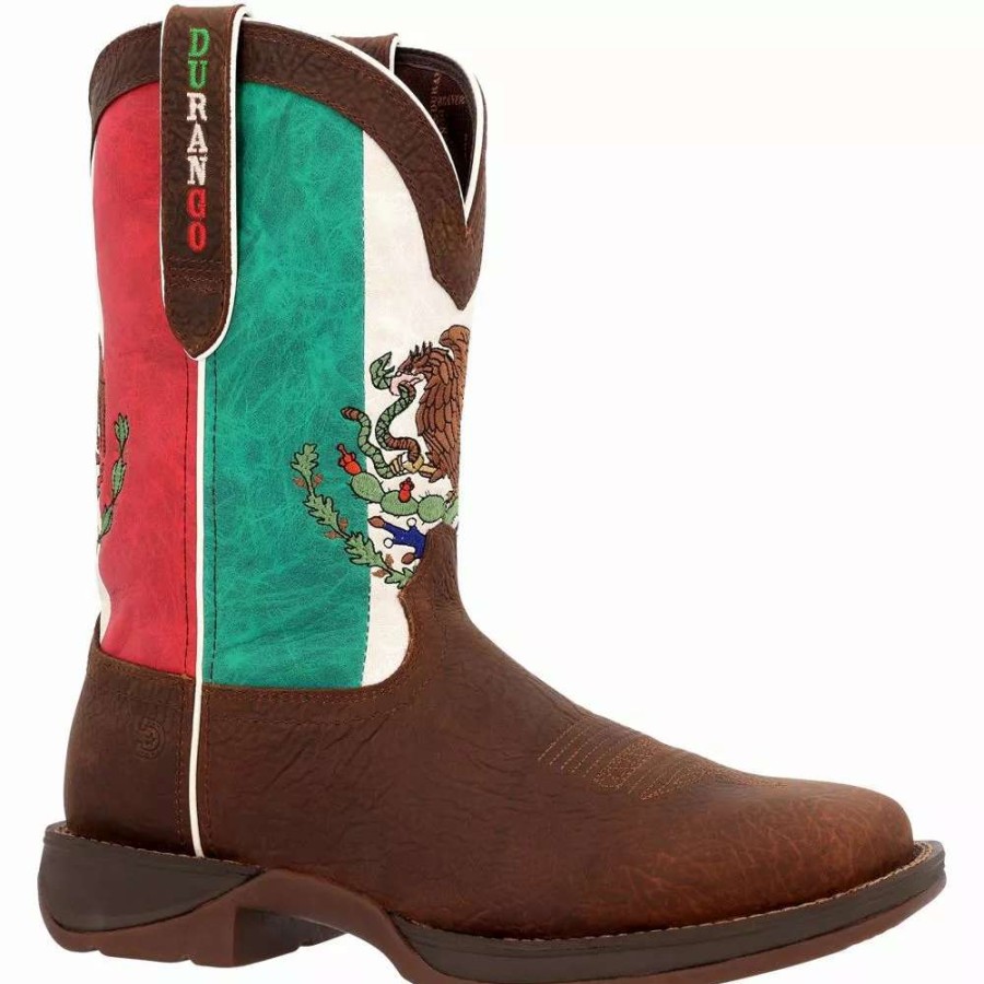 Mens Western Boots * | Rocky Boots Durango Rebel Ddb0430 Mexico Flag Mens Western Boots