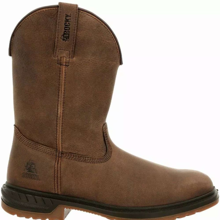 Mens Western Boots * | Rocky Boots Rocky Worksmart Rkw0346 Unlined Mens Western Boots