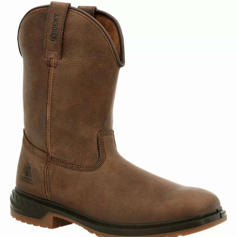 Mens Western Boots * | Rocky Boots Rocky Worksmart Rkw0346 Unlined Mens Western Boots