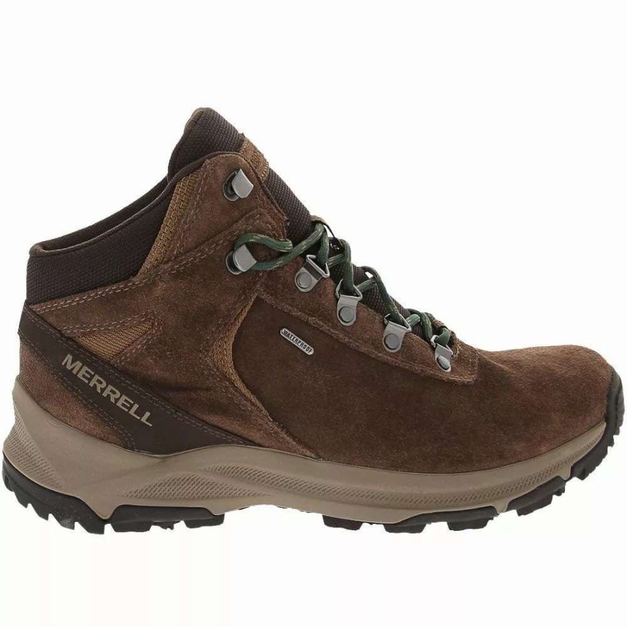 Mens Hiking Boots & Shoes * | Merrell Shoes Merrell Erie Mid Waterproof Hiking Boots Mens