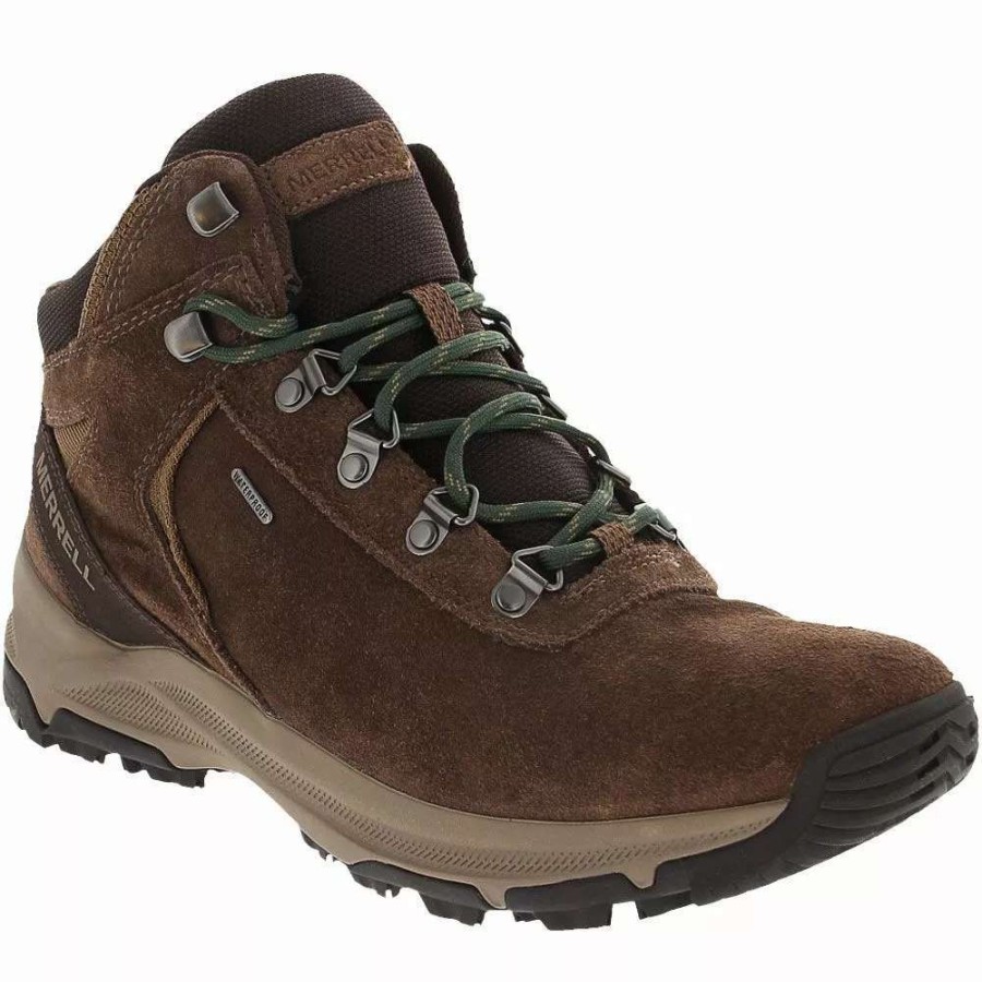 Mens Hiking Boots & Shoes * | Merrell Shoes Merrell Erie Mid Waterproof Hiking Boots Mens