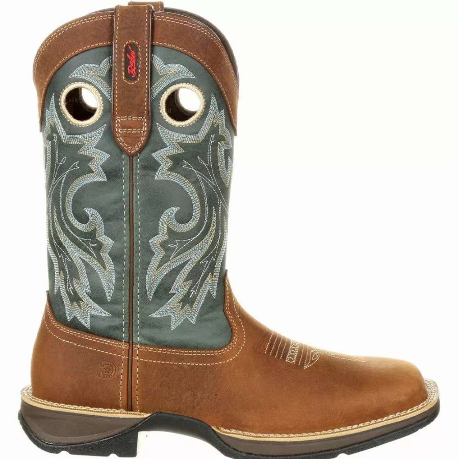 Mens Western Boots * | Durango Boots Durango Rebel Saddlehorn Clover Mens Western Boots